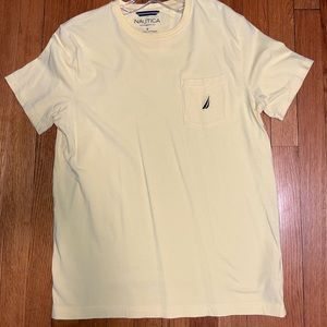 Mens Small Nautica T-Shirt Yellow